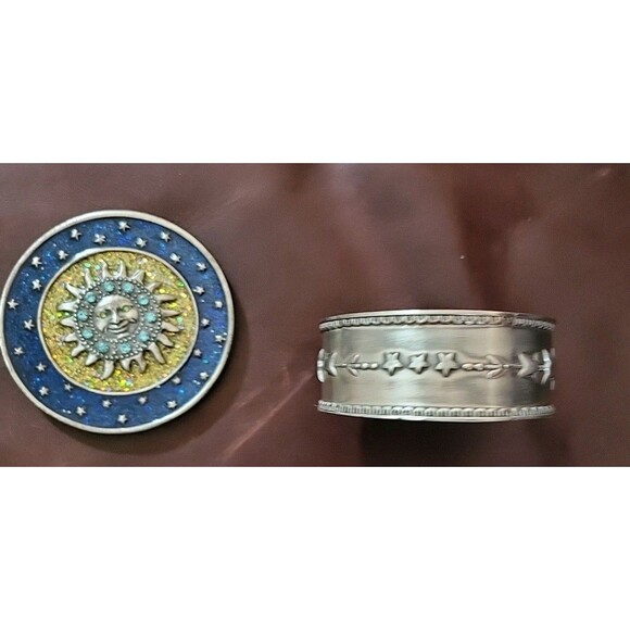 Welforth Pewter Sun & Stars Celestial Jewelry Box - Picture 6 of 7